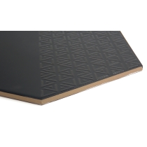 RHYTHM - 11X13, BLACK PATTERN, MATTE